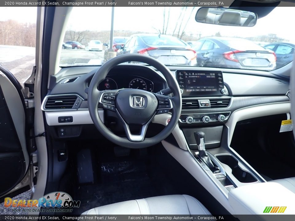 2020 Honda Accord EX Sedan Champagne Frost Pearl / Ivory Photo #11