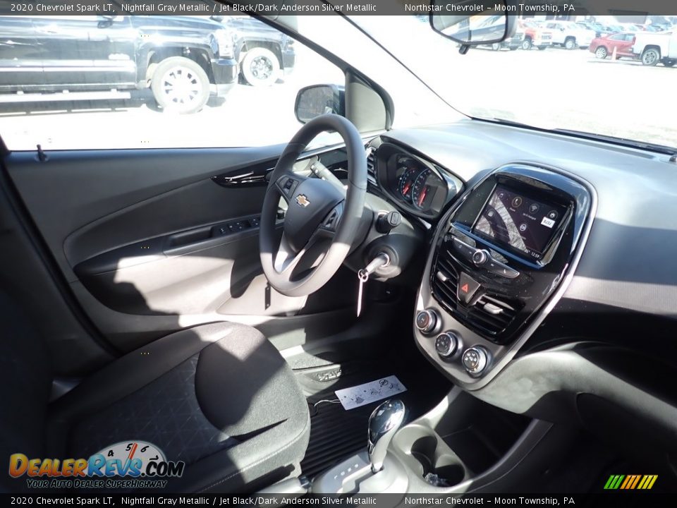 2020 Chevrolet Spark LT Nightfall Gray Metallic / Jet Black/Dark Anderson Silver Metallic Photo #11