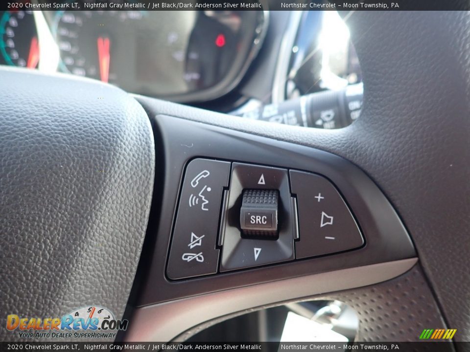 2020 Chevrolet Spark LT Nightfall Gray Metallic / Jet Black/Dark Anderson Silver Metallic Photo #18