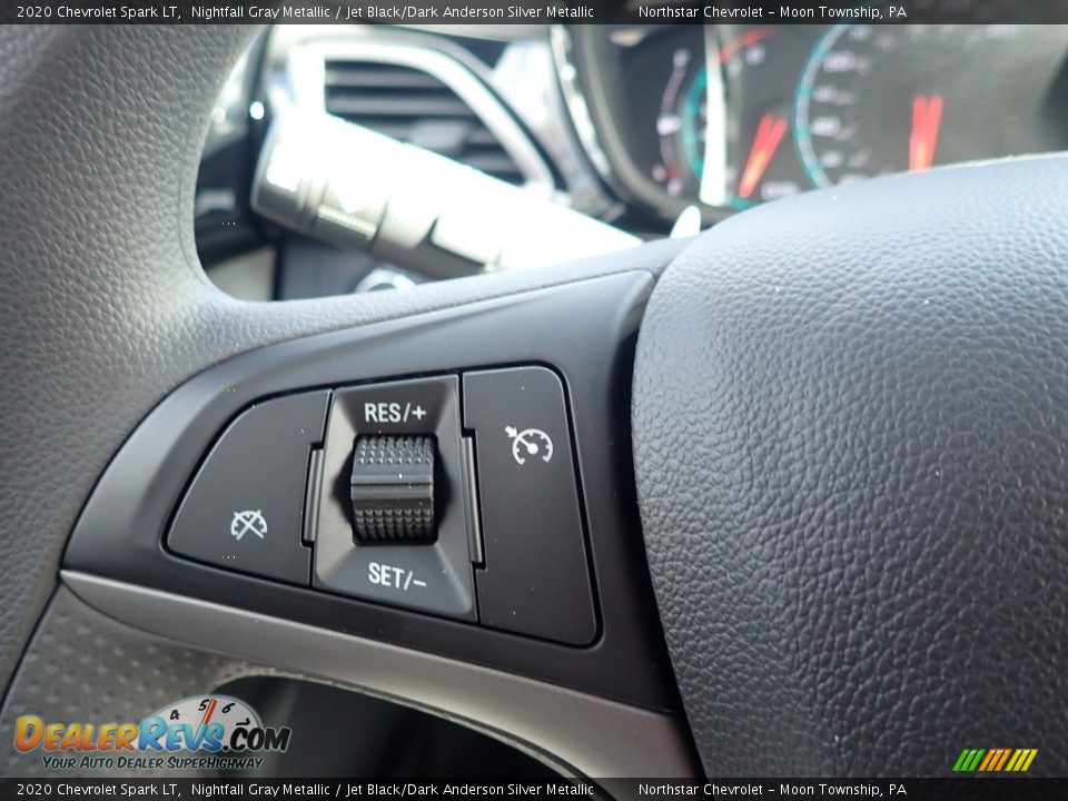 2020 Chevrolet Spark LT Nightfall Gray Metallic / Jet Black/Dark Anderson Silver Metallic Photo #19