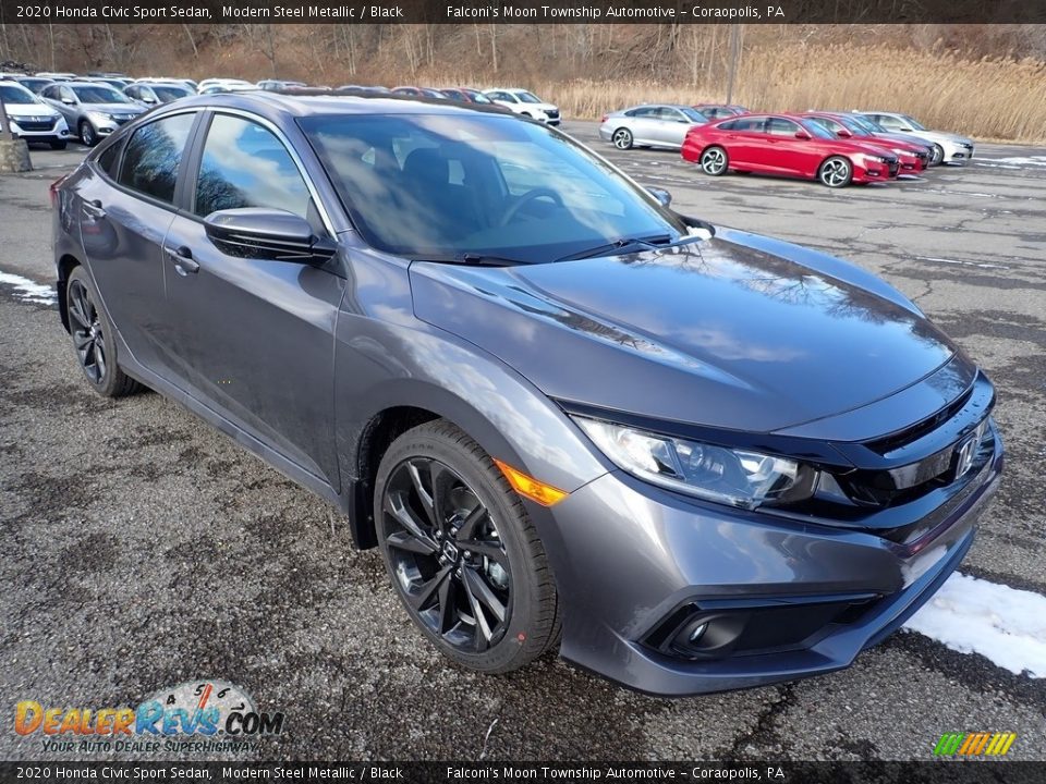 Modern Steel Metallic 2020 Honda Civic Sport Sedan Photo #5