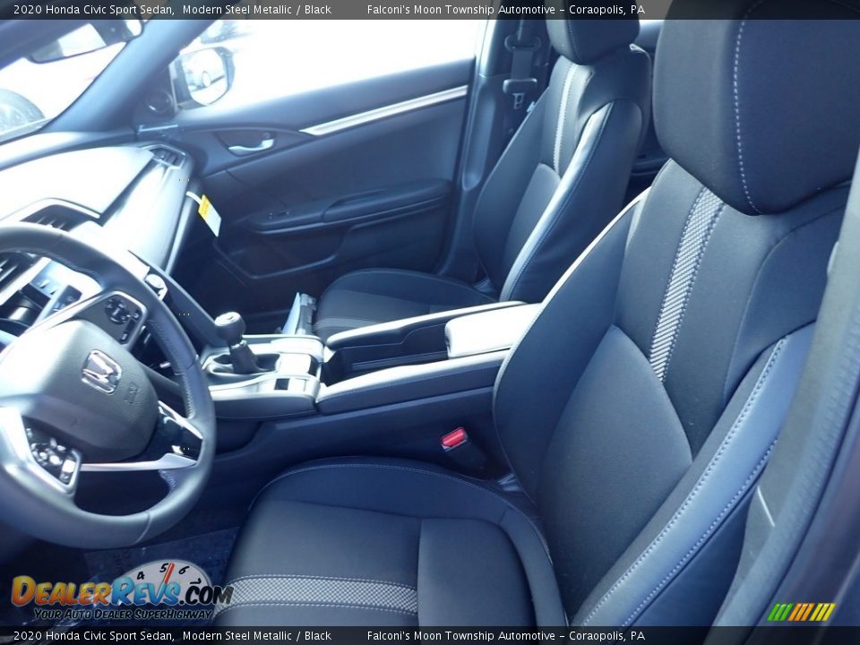 2020 Honda Civic Sport Sedan Modern Steel Metallic / Black Photo #8