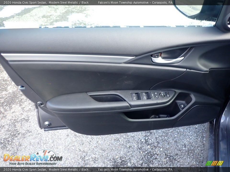 2020 Honda Civic Sport Sedan Modern Steel Metallic / Black Photo #11