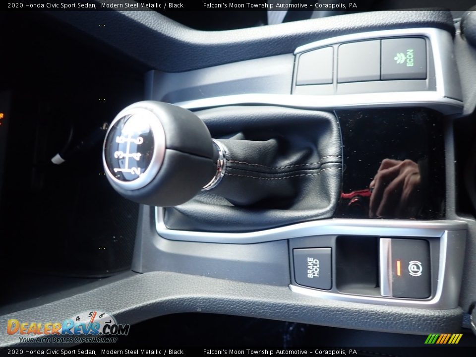 2020 Honda Civic Sport Sedan Modern Steel Metallic / Black Photo #15