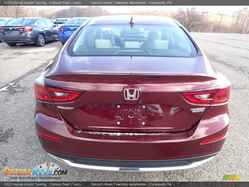 2020 Honda Insight Touring Crimson Pearl / Ivory Photo #3