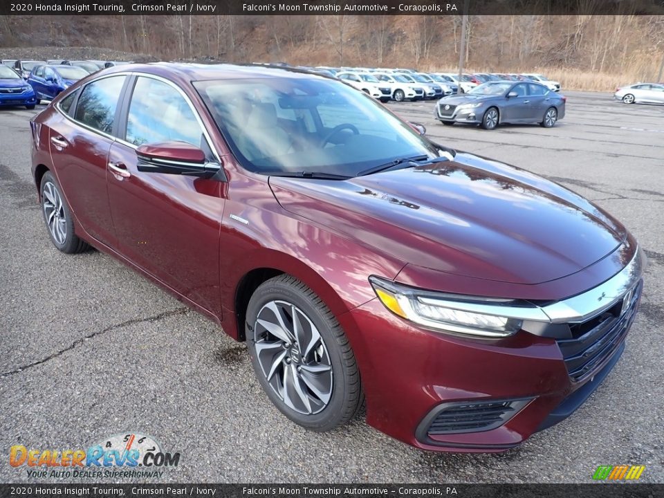 2020 Honda Insight Touring Crimson Pearl / Ivory Photo #5