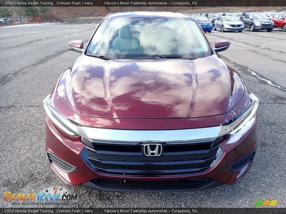 2020 Honda Insight Touring Crimson Pearl / Ivory Photo #6