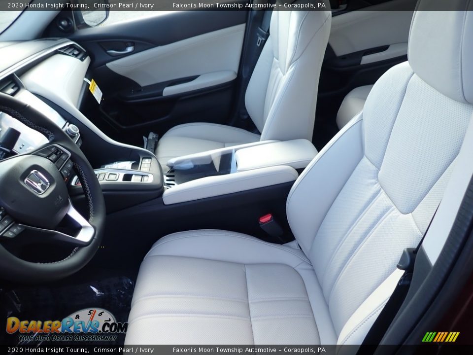 2020 Honda Insight Touring Crimson Pearl / Ivory Photo #8