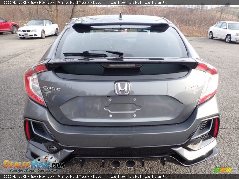 2020 Honda Civic Sport Hatchback Polished Metal Metallic / Black Photo #3