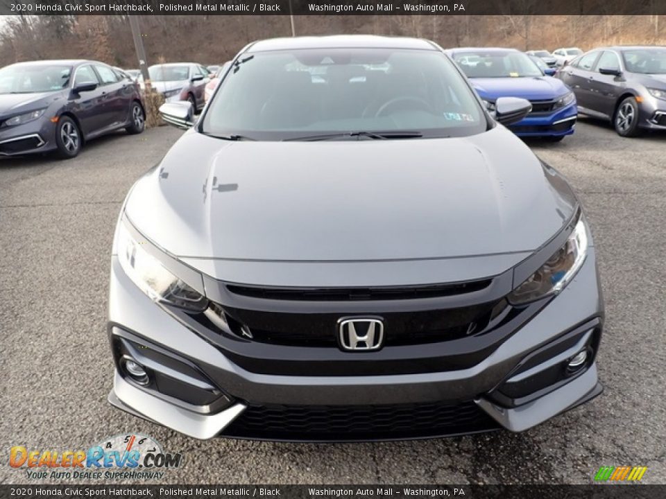 2020 Honda Civic Sport Hatchback Polished Metal Metallic / Black Photo #6