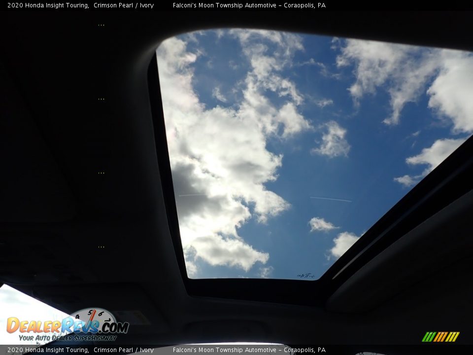 2020 Honda Insight Touring Crimson Pearl / Ivory Photo #13