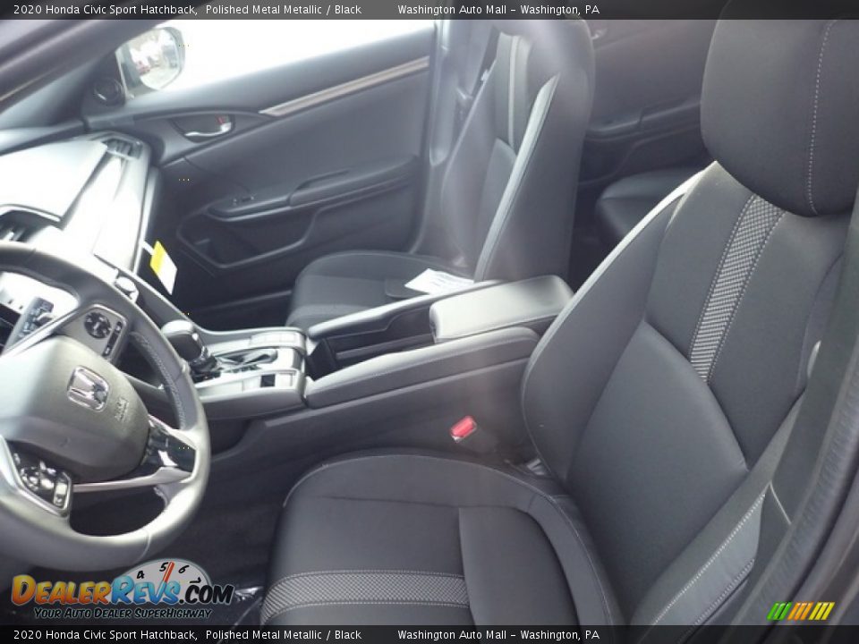 2020 Honda Civic Sport Hatchback Polished Metal Metallic / Black Photo #8