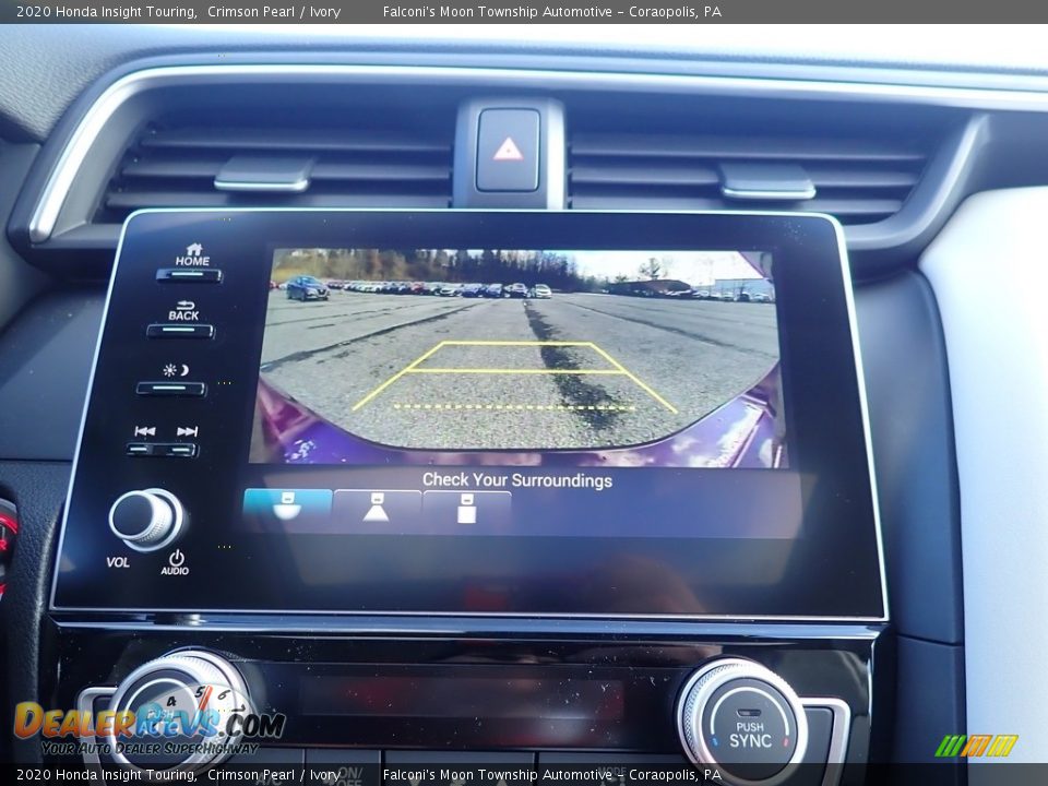 2020 Honda Insight Touring Crimson Pearl / Ivory Photo #15