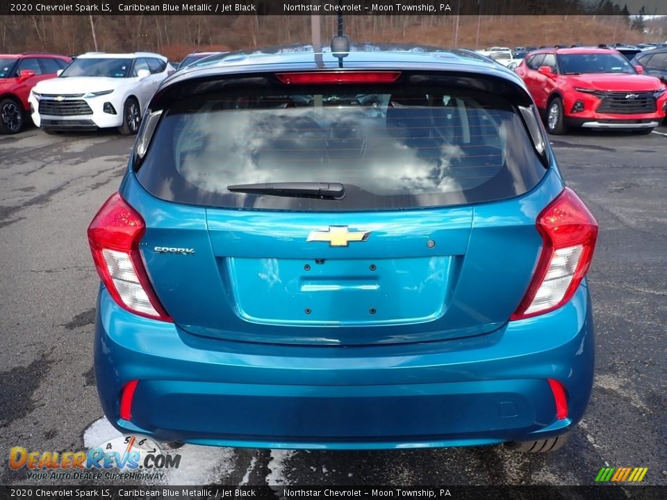 2020 Chevrolet Spark LS Caribbean Blue Metallic / Jet Black Photo #4