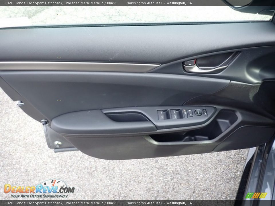 2020 Honda Civic Sport Hatchback Polished Metal Metallic / Black Photo #11