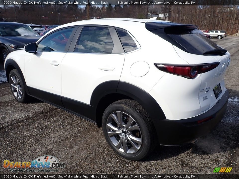 2020 Mazda CX-30 Preferred AWD Snowflake White Pearl Mica / Black Photo #5