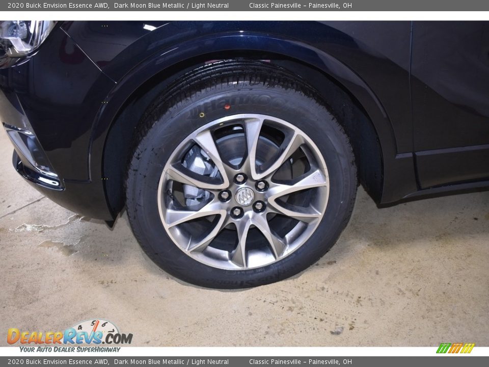 2020 Buick Envision Essence AWD Dark Moon Blue Metallic / Light Neutral Photo #5