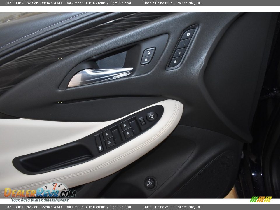 2020 Buick Envision Essence AWD Dark Moon Blue Metallic / Light Neutral Photo #9