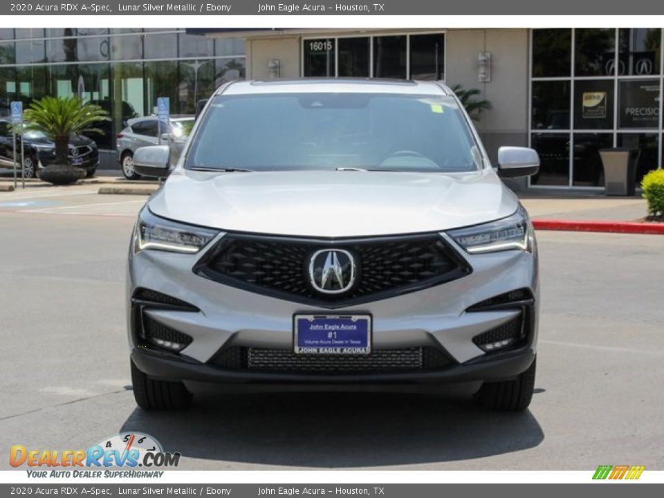 2020 Acura RDX A-Spec Lunar Silver Metallic / Ebony Photo #2