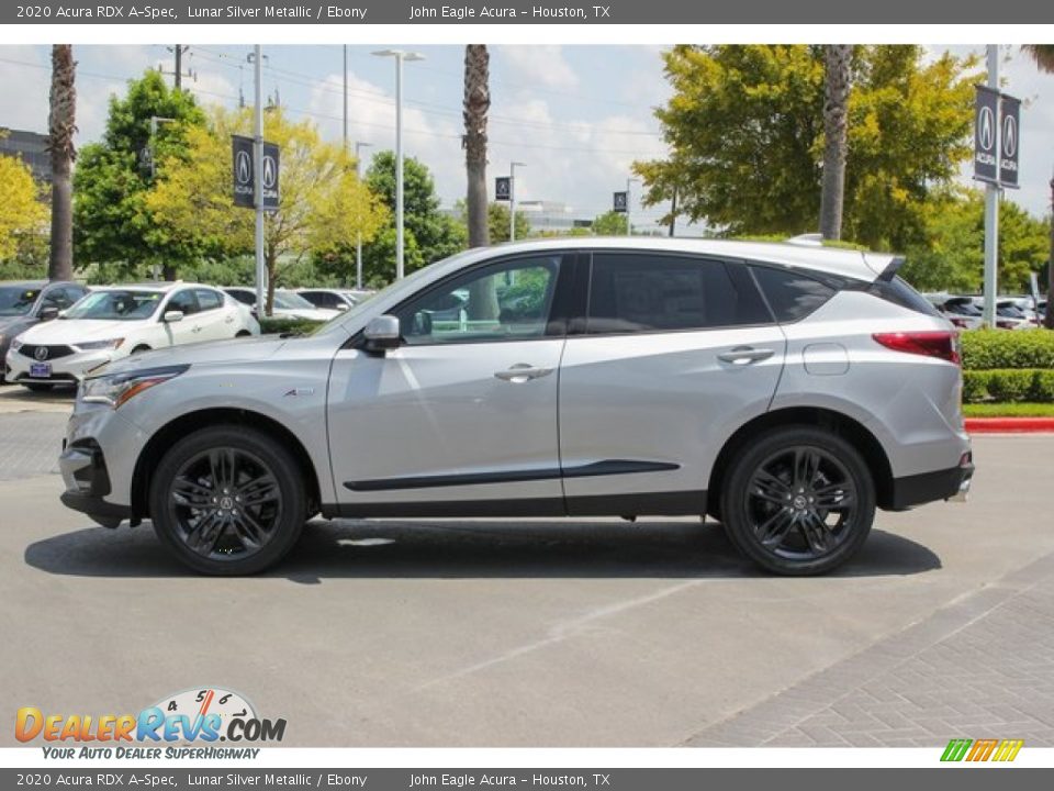 Lunar Silver Metallic 2020 Acura RDX A-Spec Photo #4