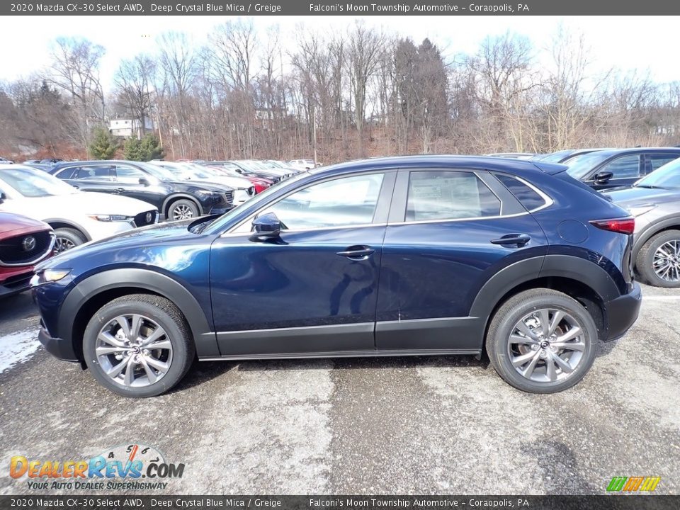 Deep Crystal Blue Mica 2020 Mazda CX-30 Select AWD Photo #5