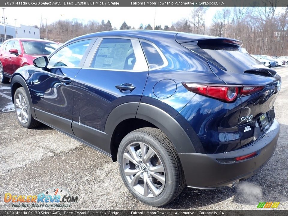 2020 Mazda CX-30 Select AWD Deep Crystal Blue Mica / Greige Photo #6