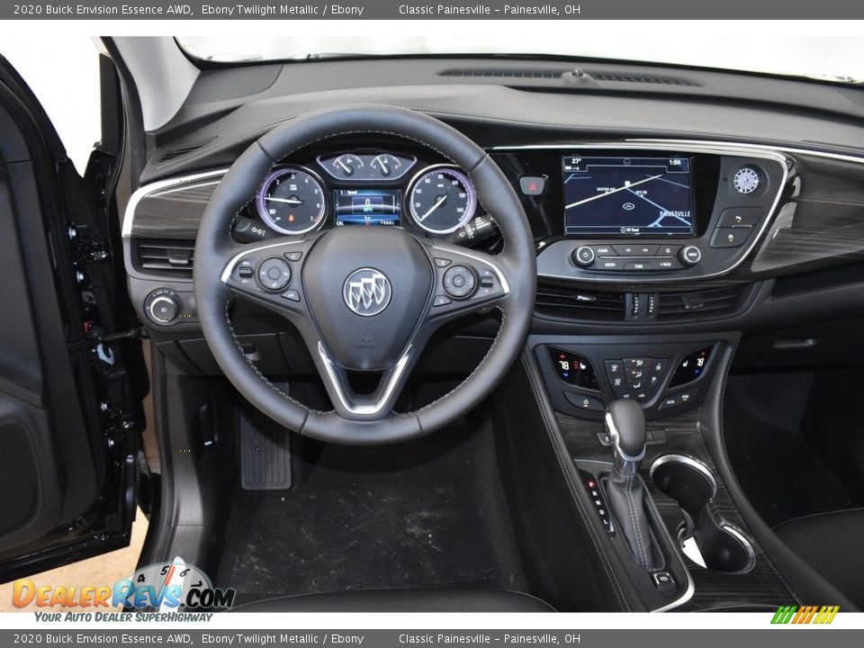 2020 Buick Envision Essence AWD Ebony Twilight Metallic / Ebony Photo #10