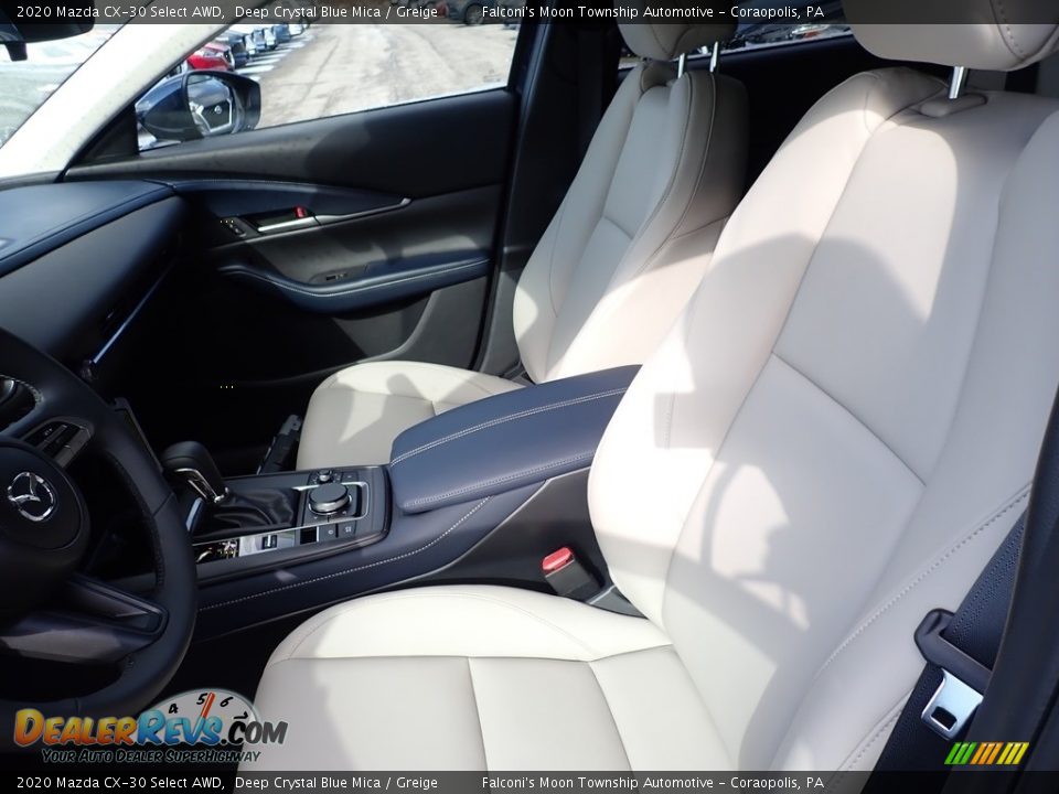 2020 Mazda CX-30 Select AWD Deep Crystal Blue Mica / Greige Photo #10