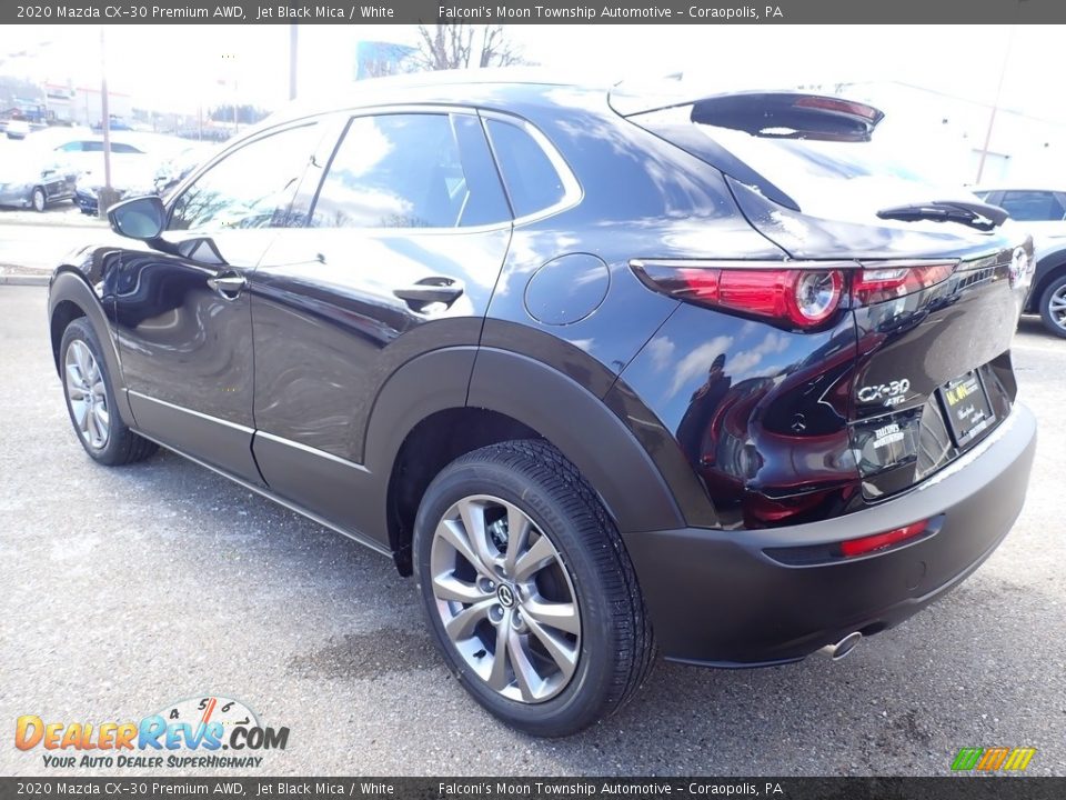 2020 Mazda CX-30 Premium AWD Jet Black Mica / White Photo #6