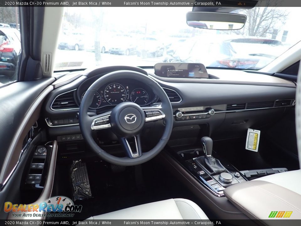 White Interior - 2020 Mazda CX-30 Premium AWD Photo #9