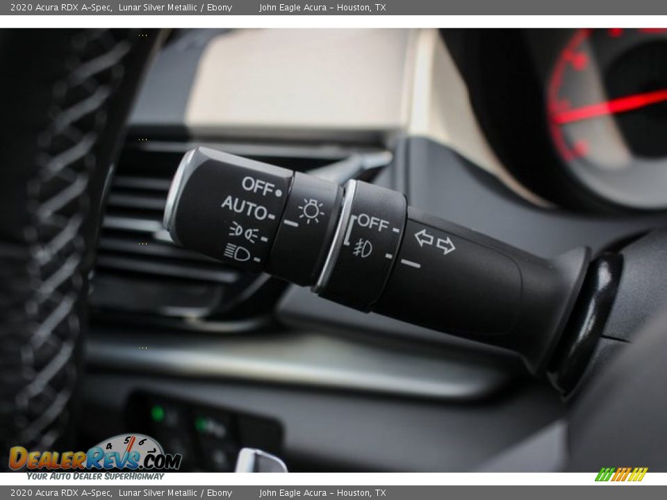 2020 Acura RDX A-Spec Lunar Silver Metallic / Ebony Photo #36