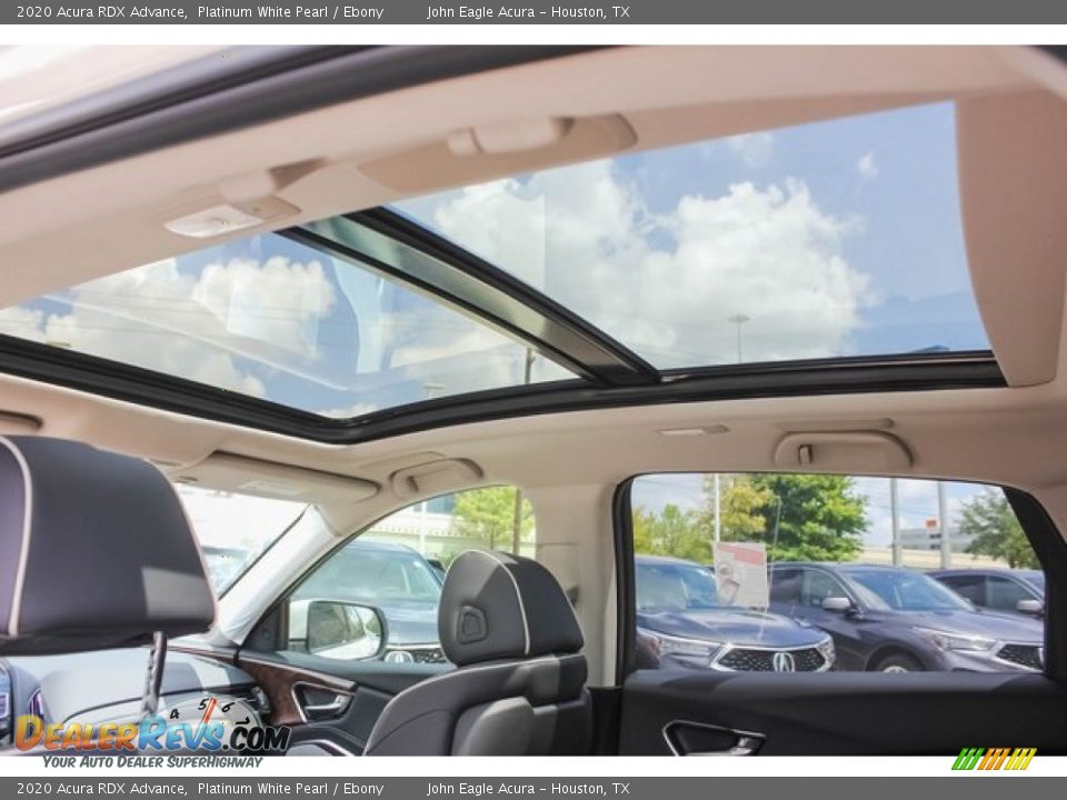 2020 Acura RDX Advance Platinum White Pearl / Ebony Photo #14