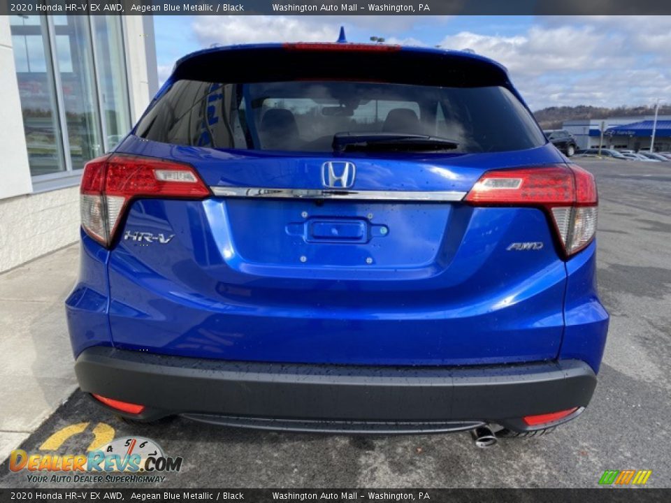 2020 Honda HR-V EX AWD Aegean Blue Metallic / Black Photo #6