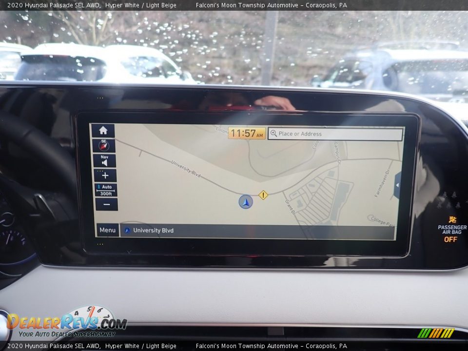 2020 Hyundai Palisade SEL AWD Hyper White / Light Beige Photo #14