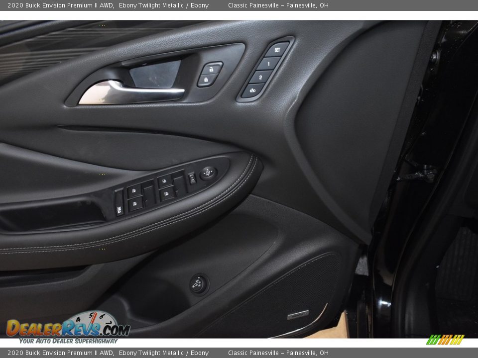 2020 Buick Envision Premium II AWD Ebony Twilight Metallic / Ebony Photo #9