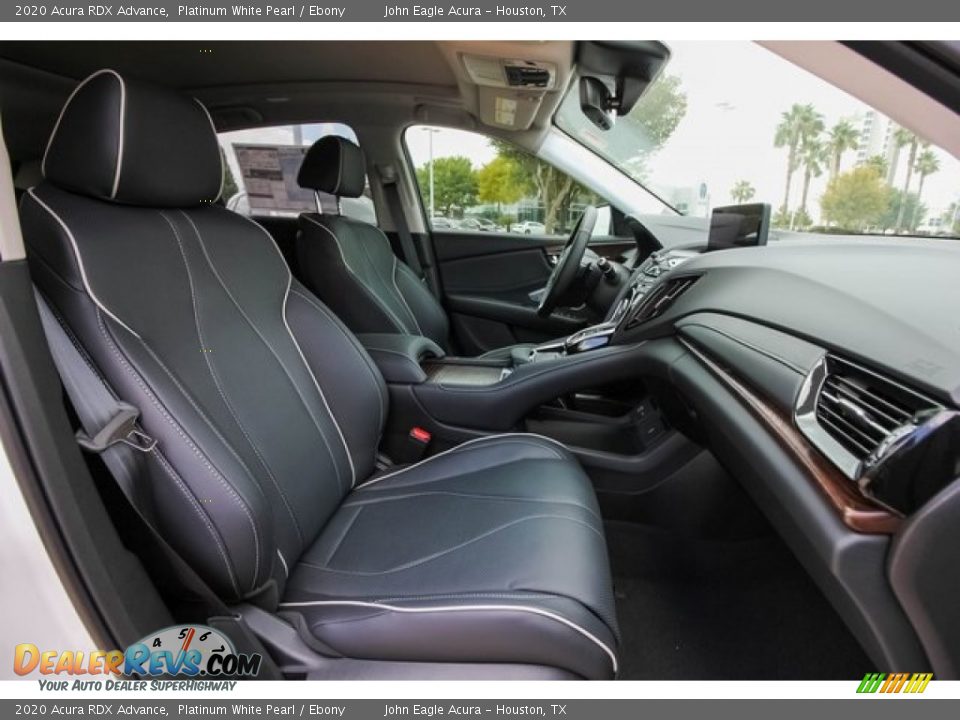 2020 Acura RDX Advance Platinum White Pearl / Ebony Photo #24
