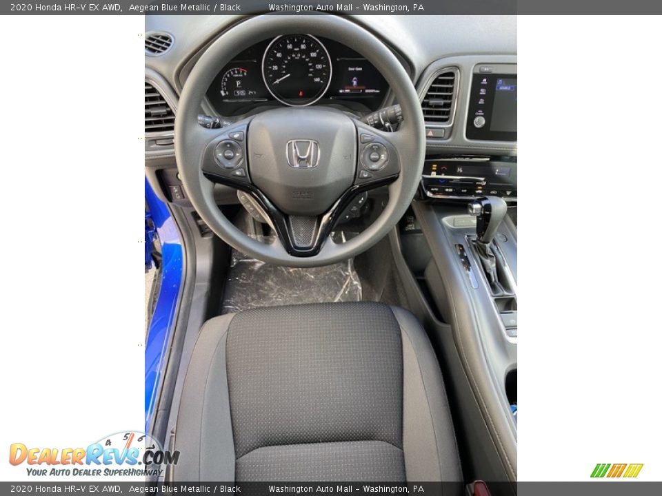 2020 Honda HR-V EX AWD Aegean Blue Metallic / Black Photo #13