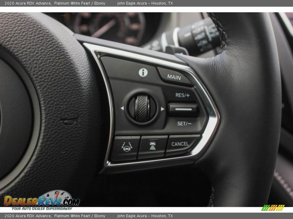 2020 Acura RDX Advance Platinum White Pearl / Ebony Photo #36