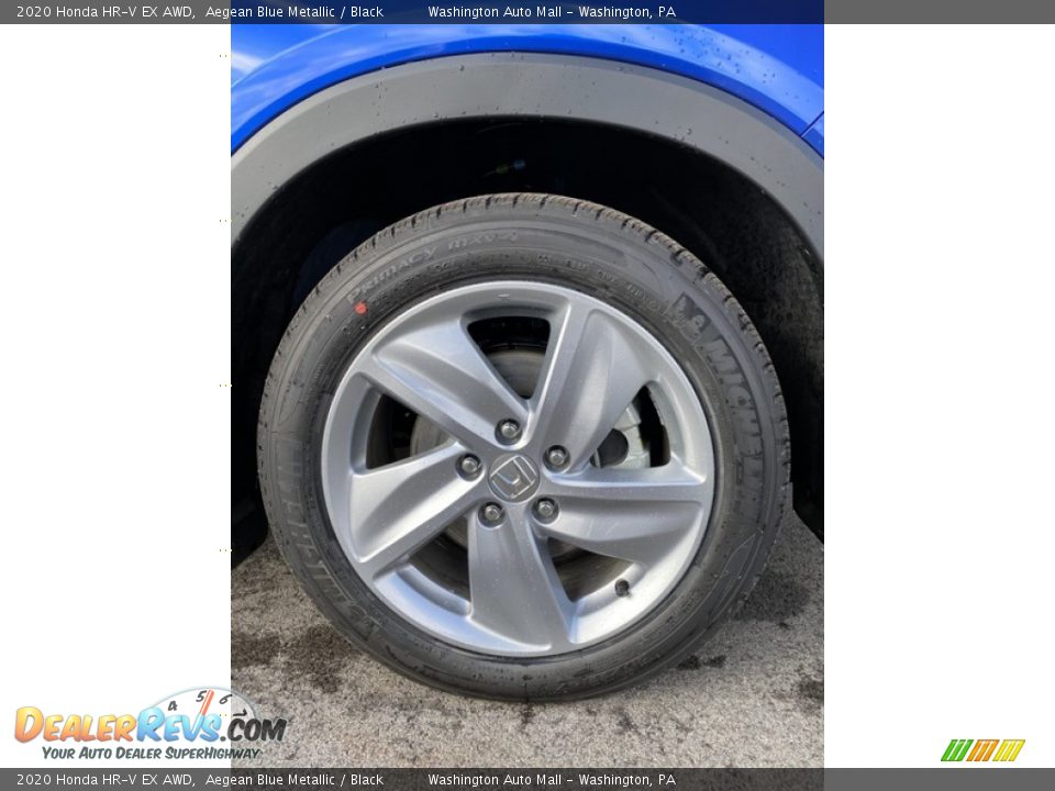 2020 Honda HR-V EX AWD Aegean Blue Metallic / Black Photo #27