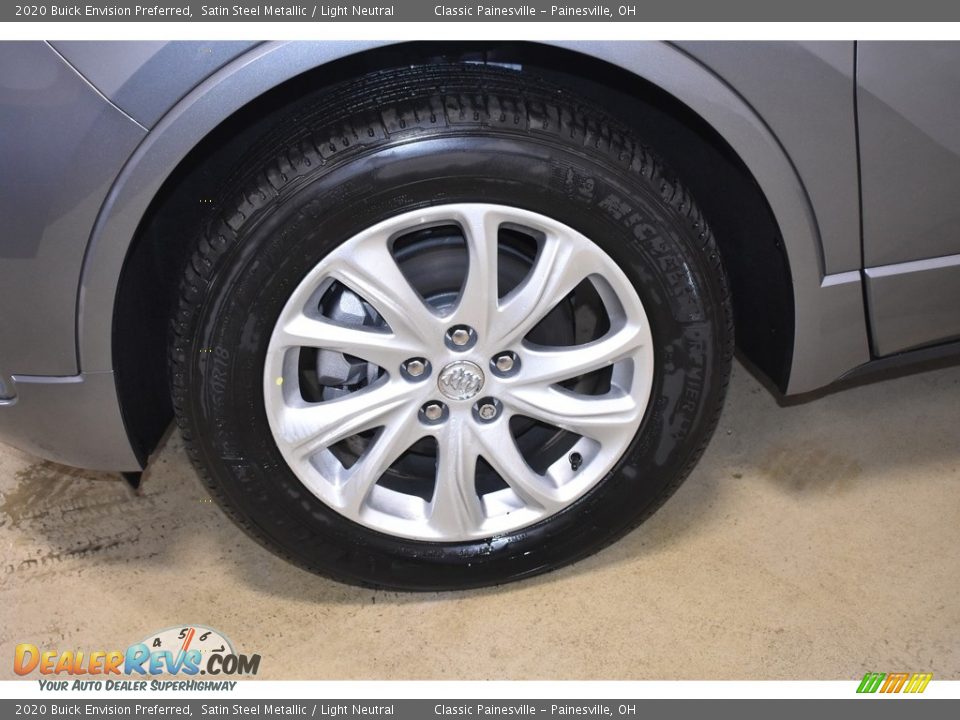 2020 Buick Envision Preferred Satin Steel Metallic / Light Neutral Photo #5