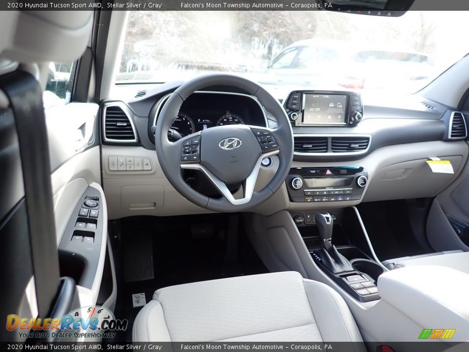 Gray Interior - 2020 Hyundai Tucson Sport AWD Photo #9