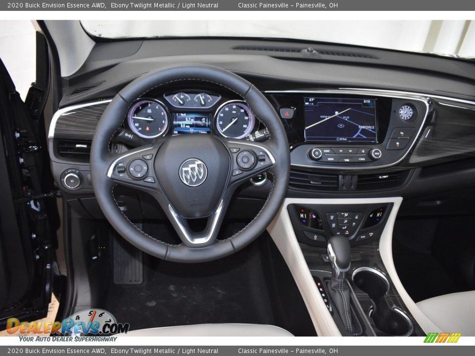 2020 Buick Envision Essence AWD Ebony Twilight Metallic / Light Neutral Photo #9