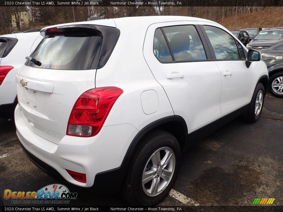 2020 Chevrolet Trax LS AWD Summit White / Jet Black Photo #3