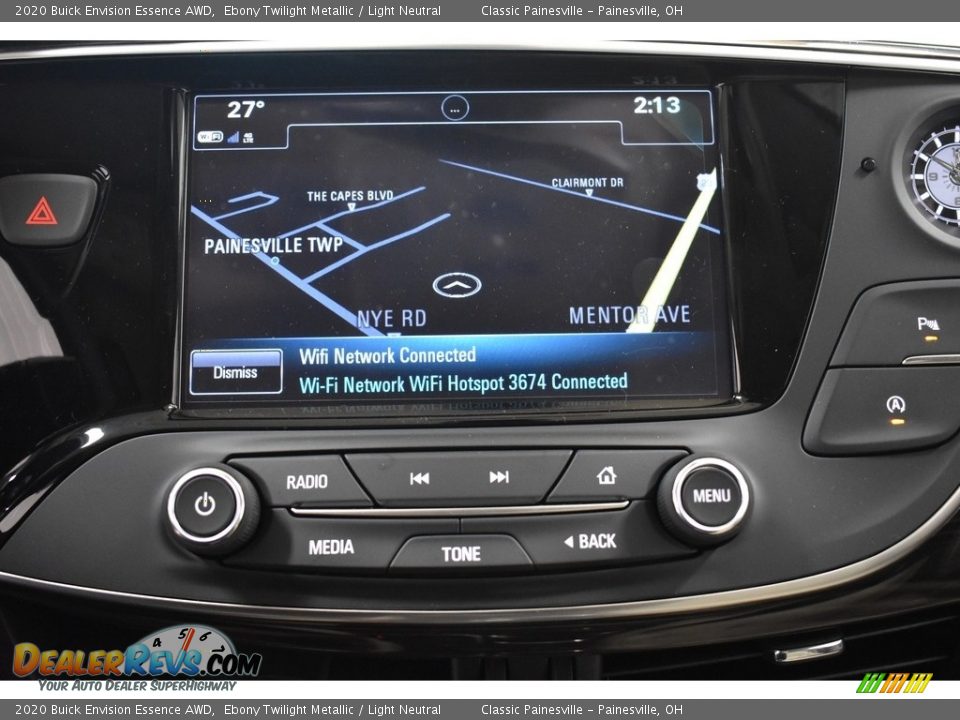 2020 Buick Envision Essence AWD Ebony Twilight Metallic / Light Neutral Photo #10