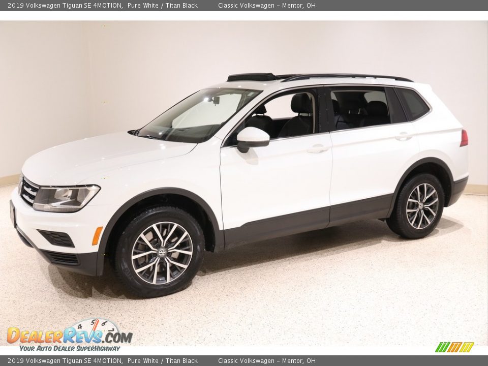 Pure White 2019 Volkswagen Tiguan SE 4MOTION Photo #3