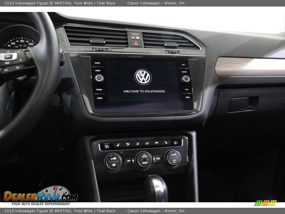 2019 Volkswagen Tiguan SE 4MOTION Pure White / Titan Black Photo #9