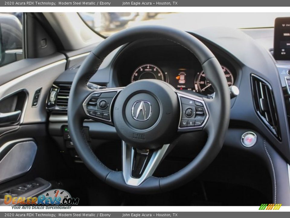 2020 Acura RDX Technology Modern Steel Metallic / Ebony Photo #28