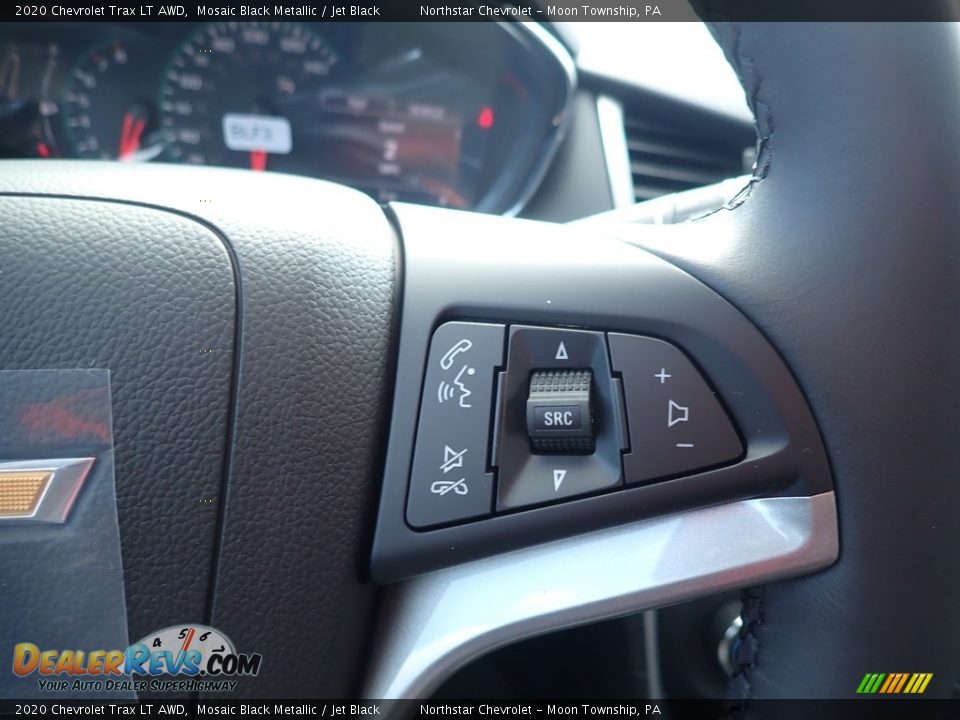 2020 Chevrolet Trax LT AWD Mosaic Black Metallic / Jet Black Photo #17