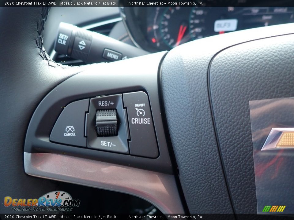 2020 Chevrolet Trax LT AWD Mosaic Black Metallic / Jet Black Photo #18