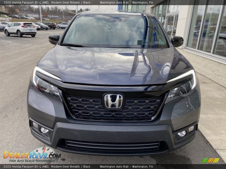 2020 Honda Passport EX-L AWD Modern Steel Metallic / Black Photo #3